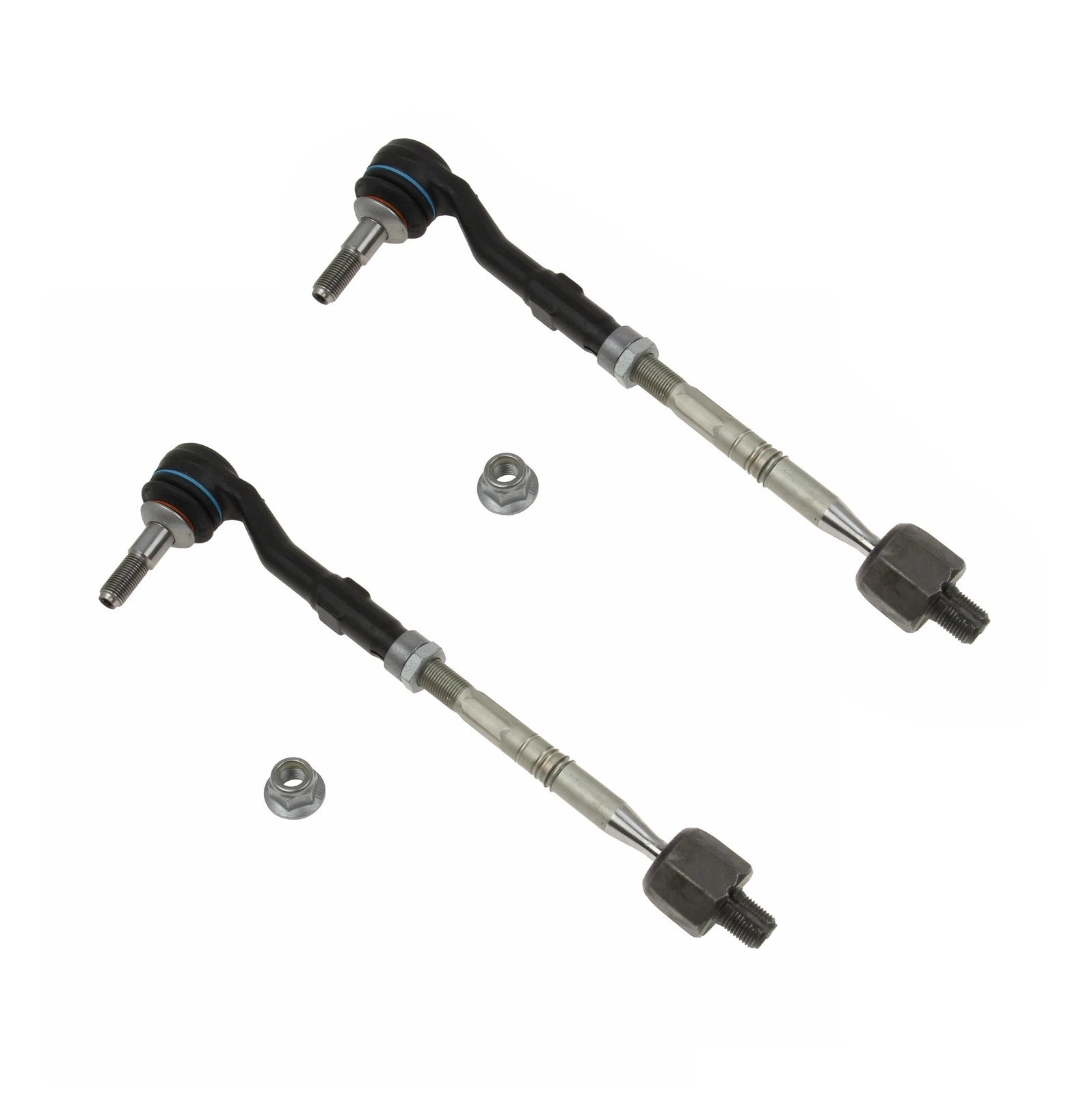 Set of 2 Front Steering Tie Rod Assemblies for BMW E65 E66 (2002–2008)