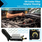 Oil Cooler Filter Adapter Housing for Jeep Grand Cherokee (2011–2013)
