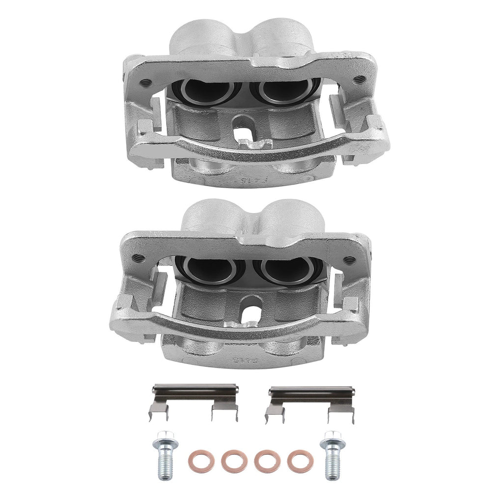 Rear Brake Calipers Kit with Bracket for Chevrolet Silverado 2500 (1994–2004)