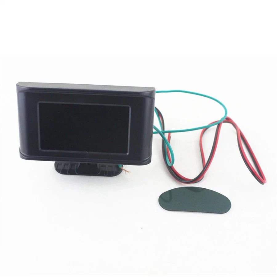 LCD Digital 2-Function Voltmeter & Fuel Level Gauge for Truck Car