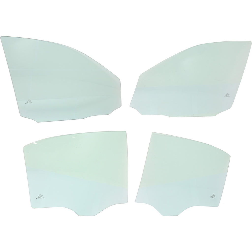 Set of 4 Door Glasses for MB Mercedes C Class