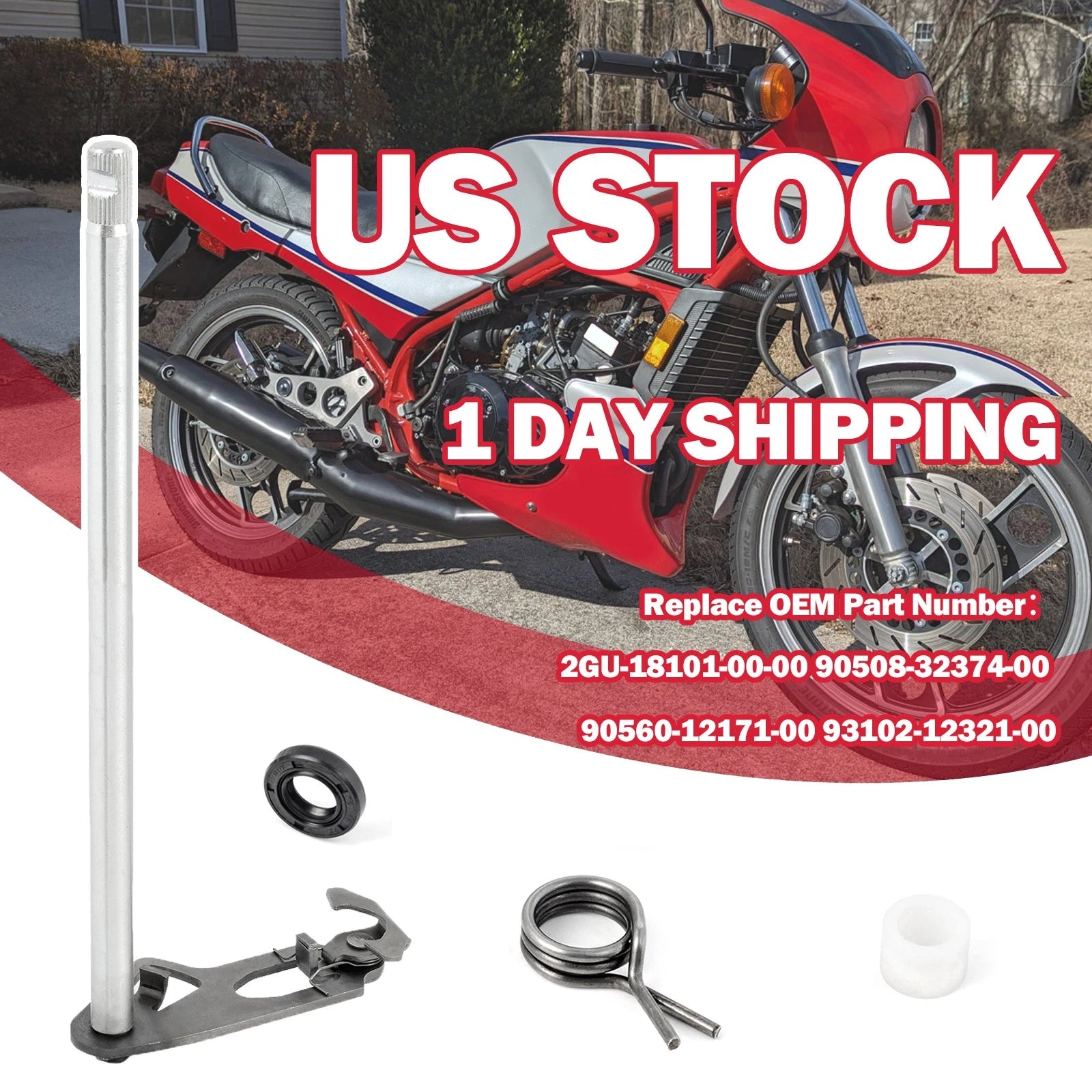 2GU-18101-00-00 Shifter Shaft for Yamaha YFZ350 Banshee (1987–2006)