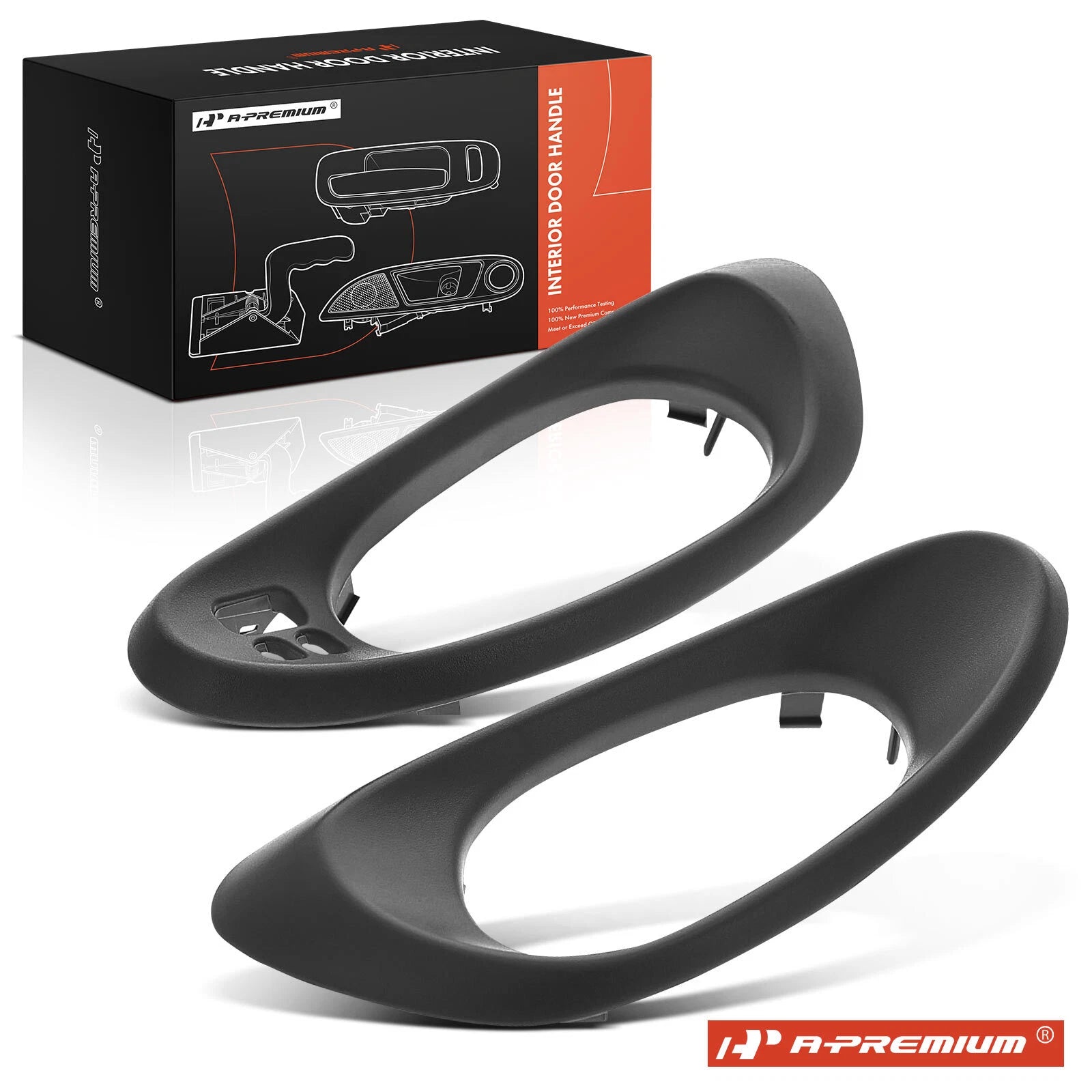 2X Front Interior Door Handle for Chevy Trailblazer (2002–2009)