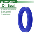 Set of 5 Oil Seal Rotary Shaft Seal 48x63x10mm High Pressure for Various Models