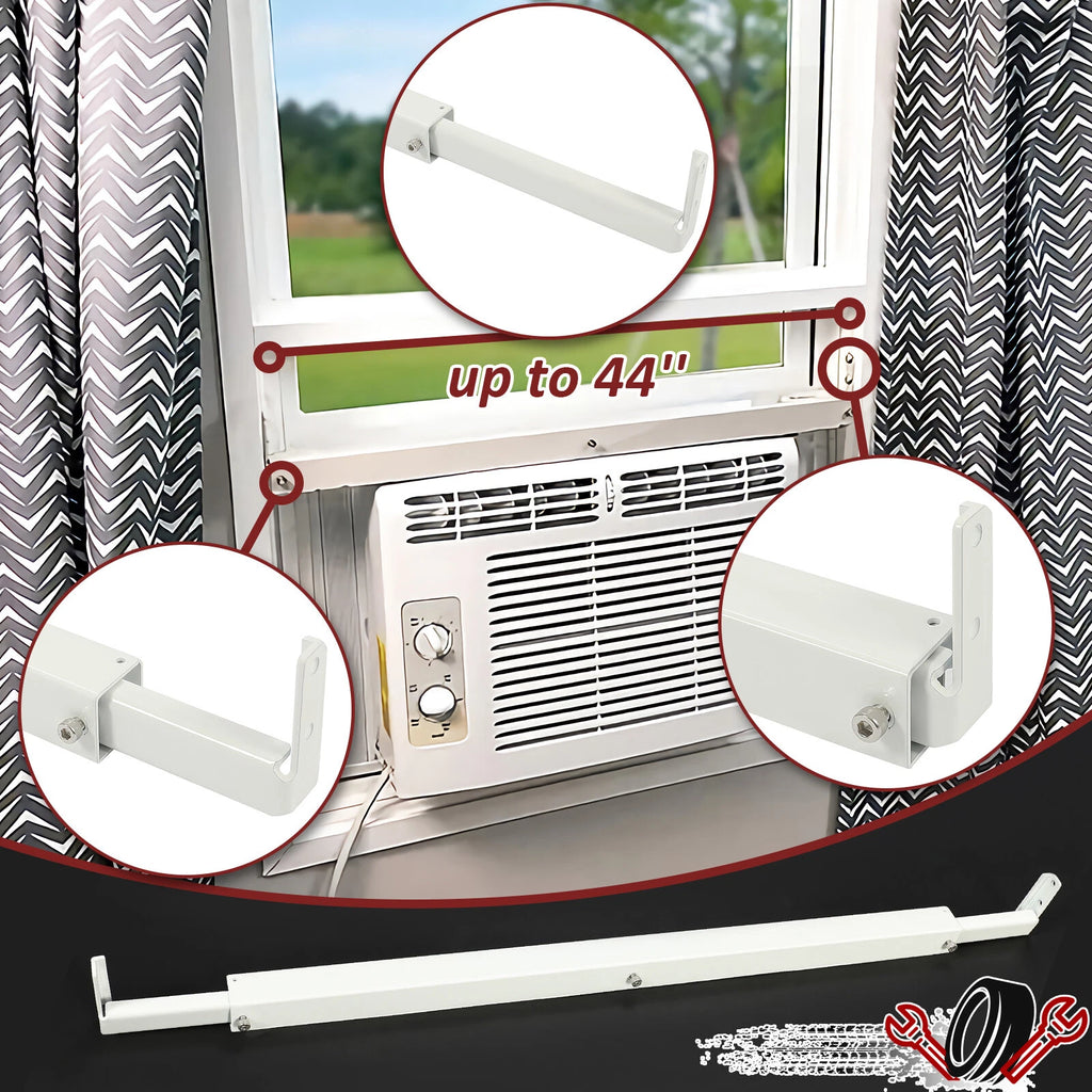 Window AC Bracket for Most Air Conditioners (Supports 130lbs)