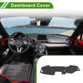 Dash Cover for Mazda MX-5 (2015–2022) Polyester Gray