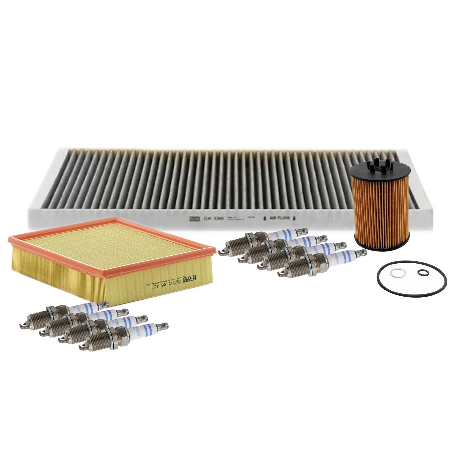 Set of 8 Double Platinum Spark Plugs for BMW E53 X5 4.8is (2000–2006)