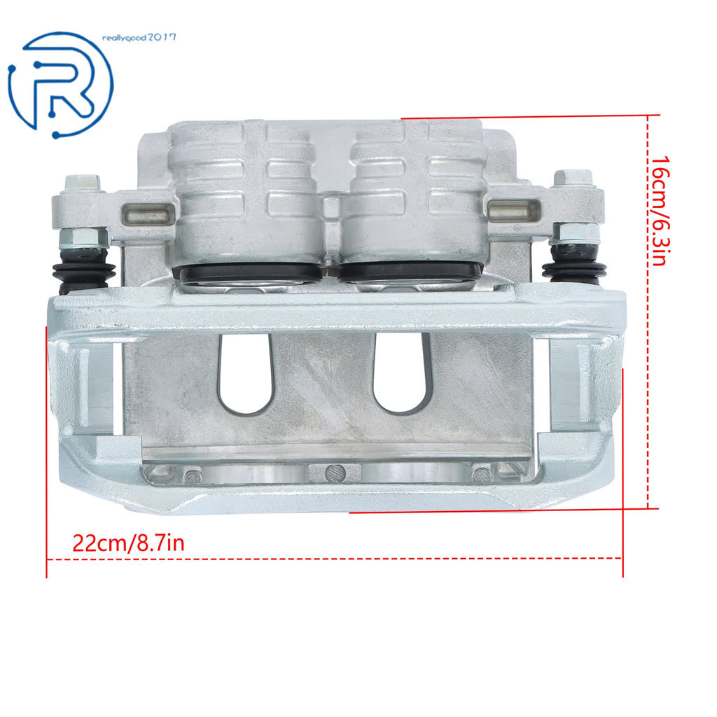 2X Disc Brake Caliper with Bracket for Ford Mustang (2005–2010) Front Left & Right