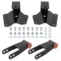 4 in Rear Drop Shackles Hangers Kit for Chevy Silverado Sierra (1999–2006)
