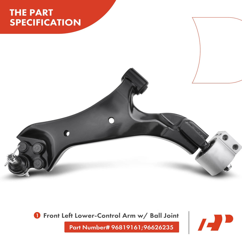 Front Left Lower Control Arm with Ball Joint for Chevy Saturn Suzuki