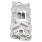 SBC Aluminum Intake Manifold for Chevy 305 327 350 383 (1955–1986) Satin Finish