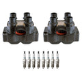 2X Ignition Coil & 8 Iridium Spark Plugs Kit for Ford F-150 F-250 Ranger (1997–2021)