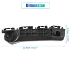 1 Pair Front Bumper Bracket No. 5253652080 for Toyota Yaris (2012–2014)