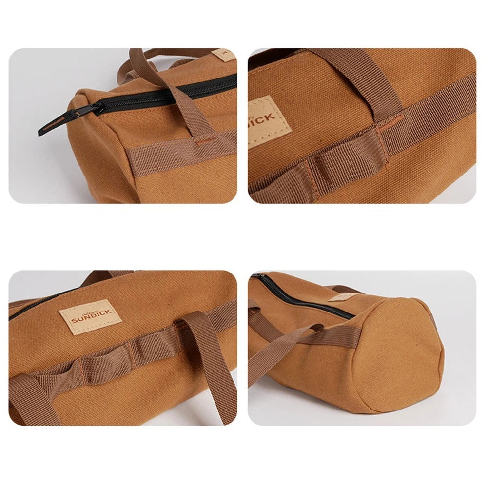 Large Canvas Ground Nail Storage Bag for Camping