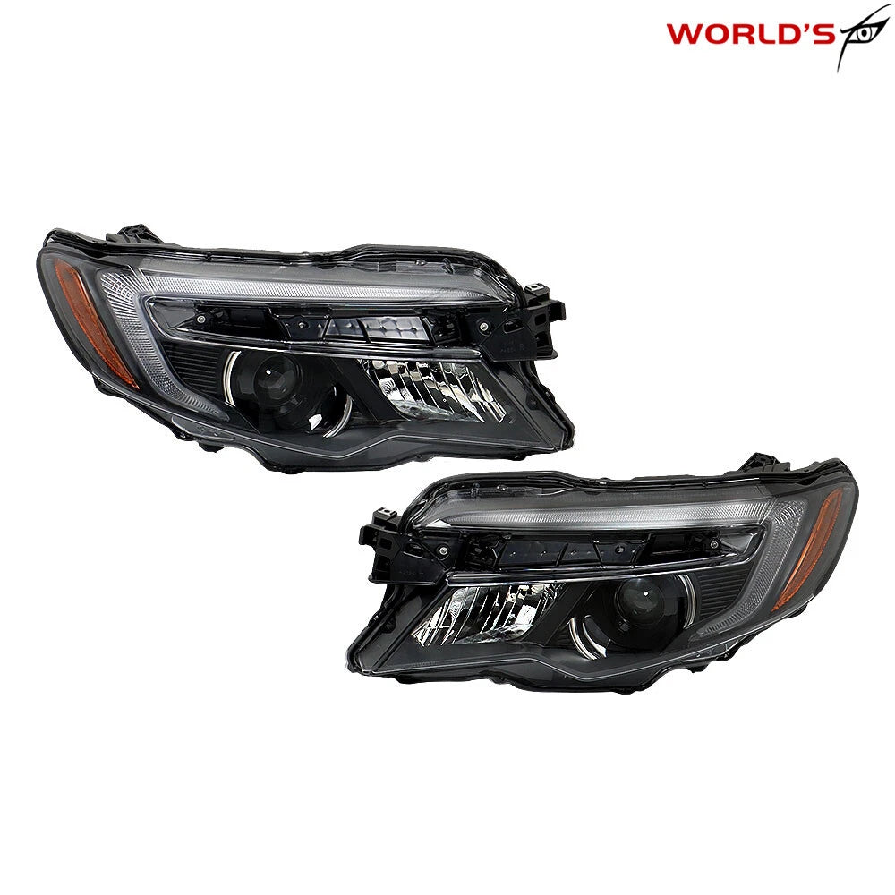 Set of 2 Headlamps for Honda Pilot, Ridgeline (2016–2020) Halogen
