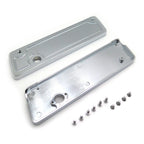 Aluminum CNC Hard Saddlebag Latch Cover for Harley Touring FLHT (1993–2013) Chrome