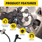 ABS Wheel Speed Sensor Set of 2 for GMC Sierra Silverado 1500 2500 (1999–2006)