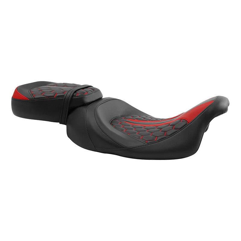 Seat Set for Harley CVO Road Glide (2009–2023) - Black Red