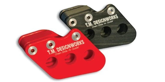 TM Designworks Rear Chain Guide for Honda CR500 (1990–2001) Red