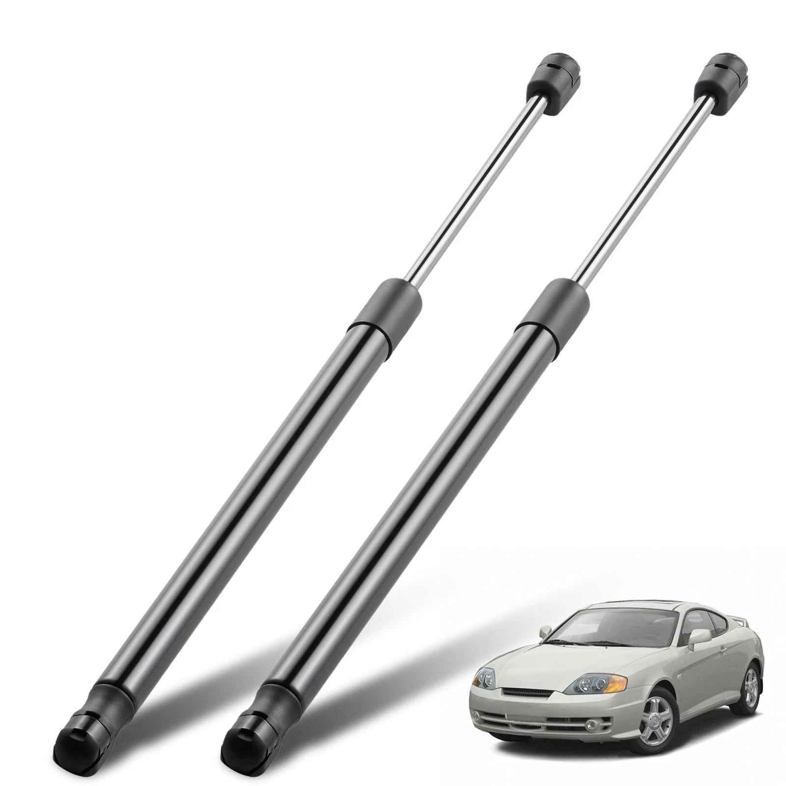 2x Front Hood Gas Lift Supports for Hyundai Tiburon (2003–2008)