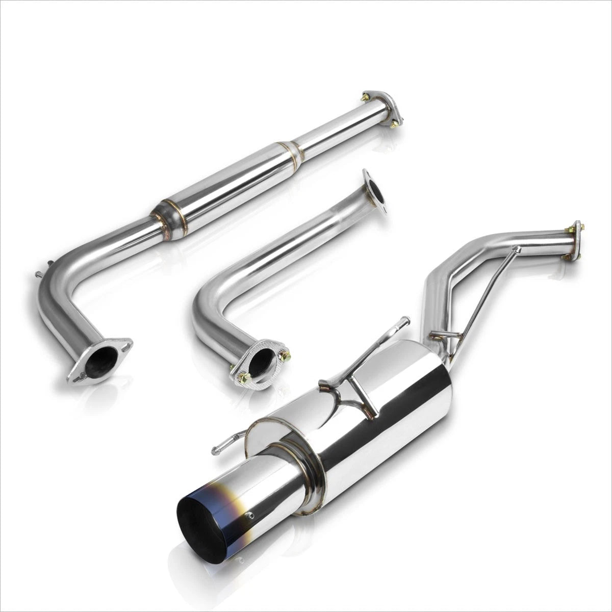 4" Burnt Muffler Tip Catback Exhaust System for Nissan Maxima A33 (2000–2003)