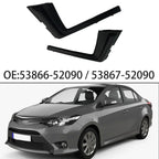 Front LH+RH Fender Cowl Side Fender Black for Toyota Yaris (2012–2014)