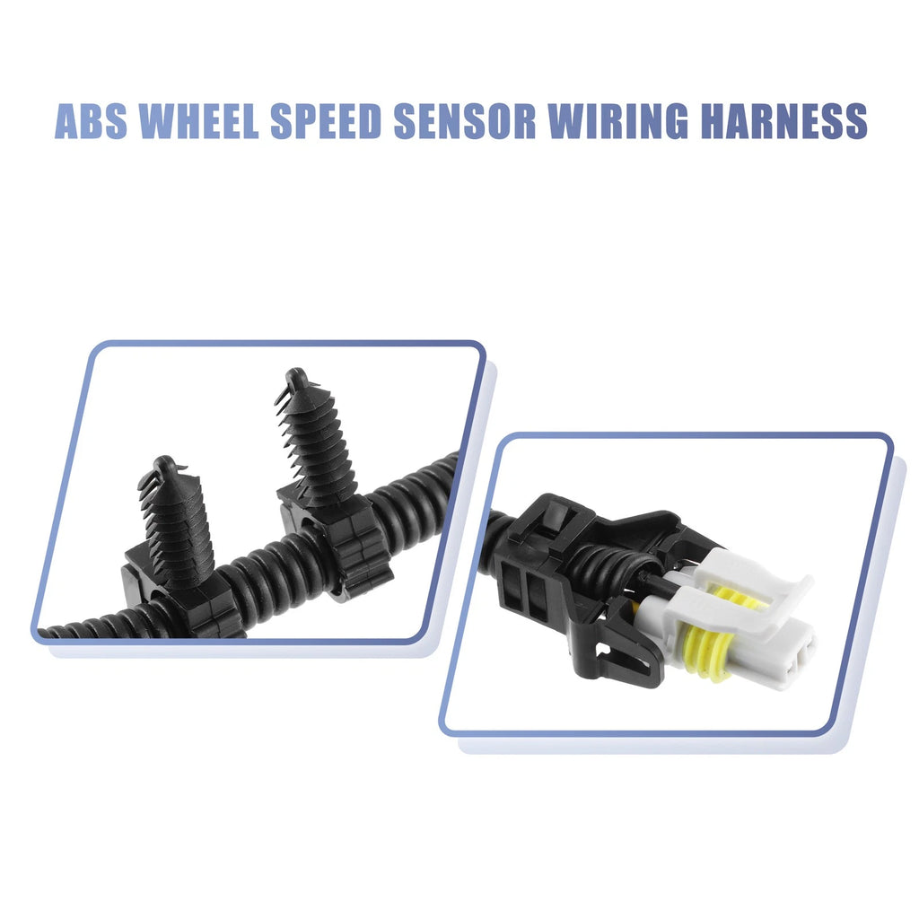 2X Rear LH RH ABS Wheel Speed Sensor Wiring Harness for Cadillac CTS (2003–2007)