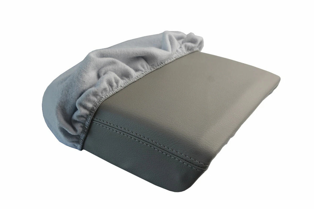 Fleece Console Lid Armrest Cover for Honda Ridgeline (2006–2014) Gray