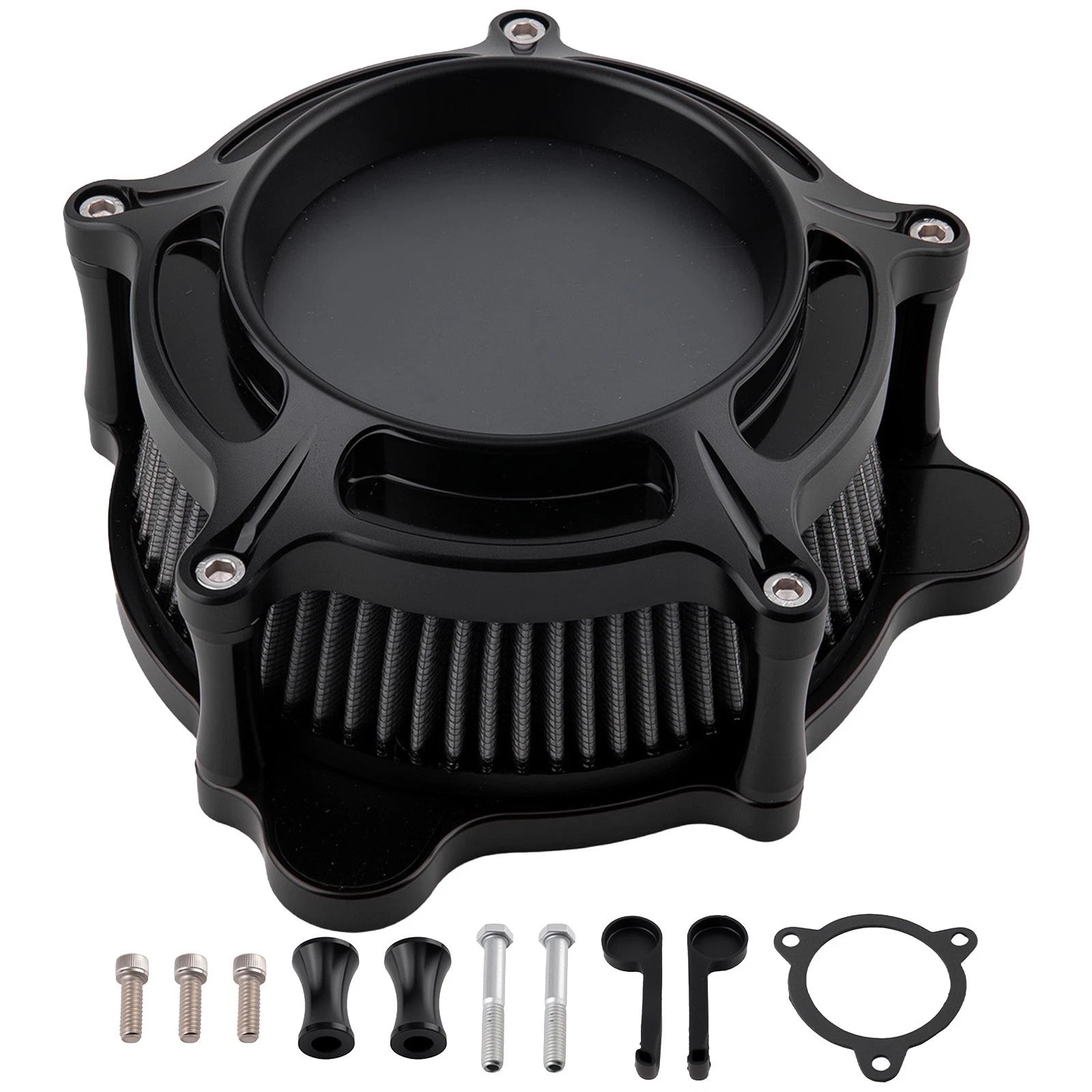 Air Cleaner Intake Filter for Harley Touring Road King Street Glide Softail Dyna (2000–2023)