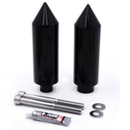 Black Extended Spike Frame Slider Crash Protector for Honda CBR 600 (1996–2007)