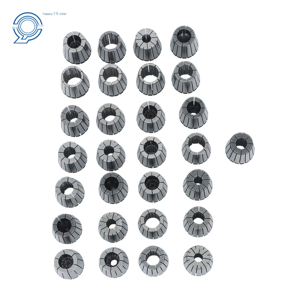 29PC Collet Set for CNC Milling Lathe (1/8"-1")