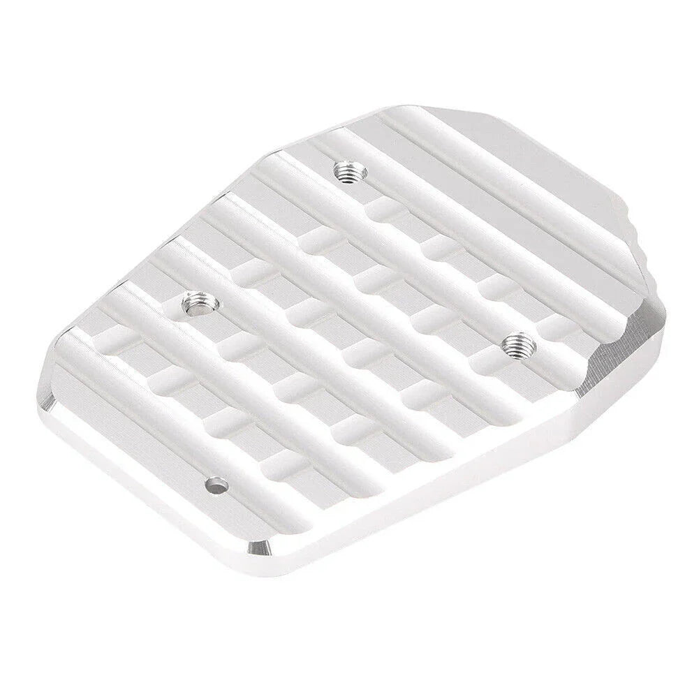 Kickstand Side Stand Extension Pad for Yamaha MT09 (2013-2016) Silver