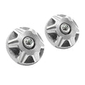 2X Aluminum Alloy 6MM License Plate Screw Bolts for Vehicle Plate Holder