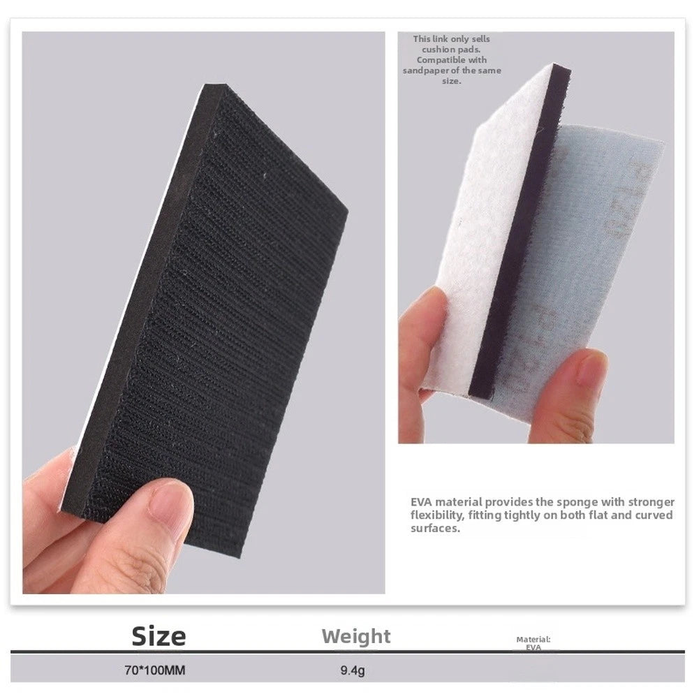 EVA Sponge Pad 70x100mm 5mm Thick for Polishing Applications (Fits )