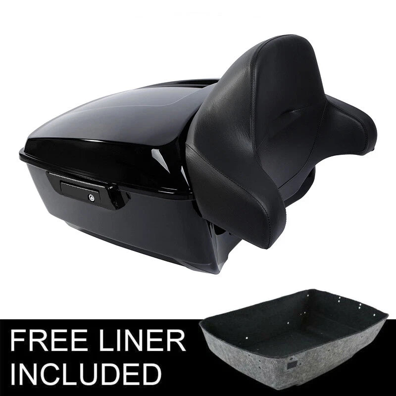 Trunk Backrest Pad for Harley Touring CVO Street Glide (2014–2026)