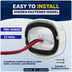 2X Oblong LED Courtesy Light for Boat Interior (Universal Fit)