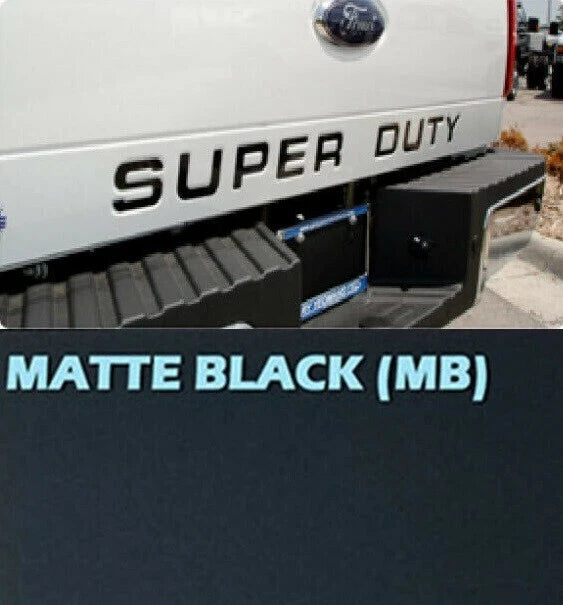 Matte Black Tailgate Inserts with ABS Letters for Ford F250 (2008–2016)