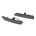 Yellow LED Front Black Side Marker Lights for Ford Mustang (2010-2014)