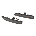 Yellow LED Front Black Side Marker Lights for Ford Mustang (2010-2014)
