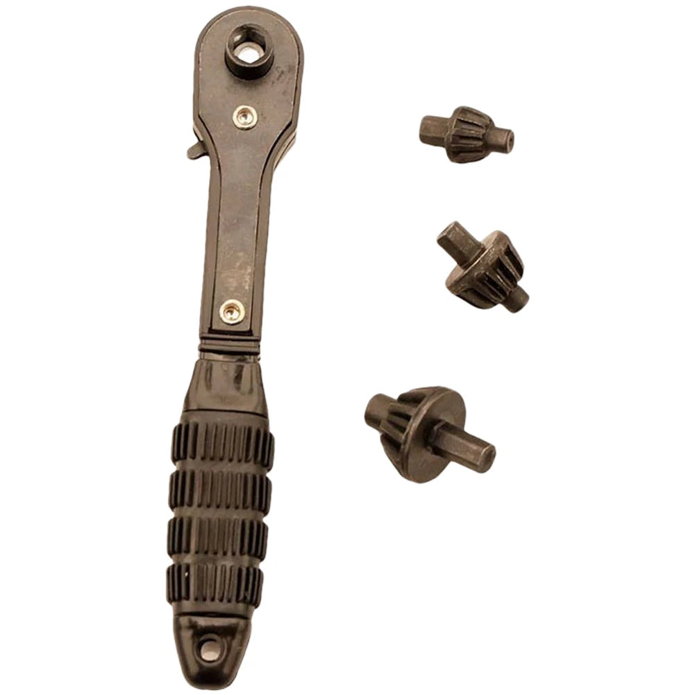 2X Black Drill Chuck Key Wrench for Handling (Dual Sided Functionality)