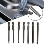 7pcs Torx Bit Set Magnetic Hex 75MM for Automotive Repair Tools