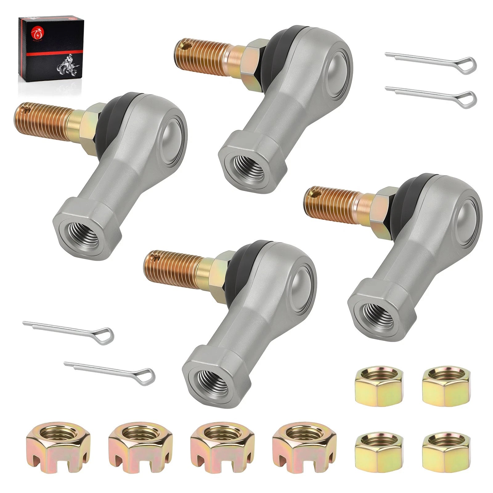 Set of 2 Tie Rod Ends for Polaris Trail Boss 250 350L Big Boss Trail Blazer 250