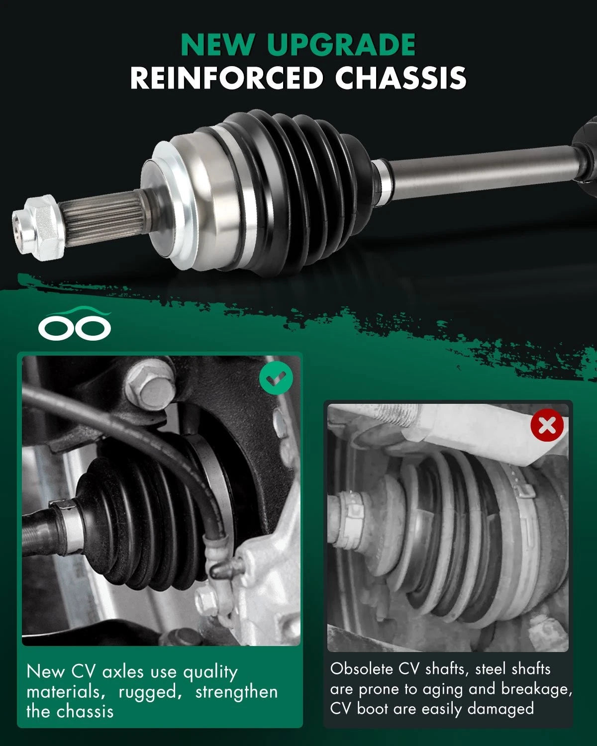 CV Axle Shaft Assembly for Honda Civic 2006–2010 (1.3L Petrol)