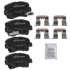Set of 4 Rear Ceramic Brake Pads for Kia Forte5/Optima (2014–2018) D1544