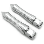 Chrome Footpeg for Honda VTX, Valkyrie, Shadow 1100, Suzuki Volusia (2001–2009)