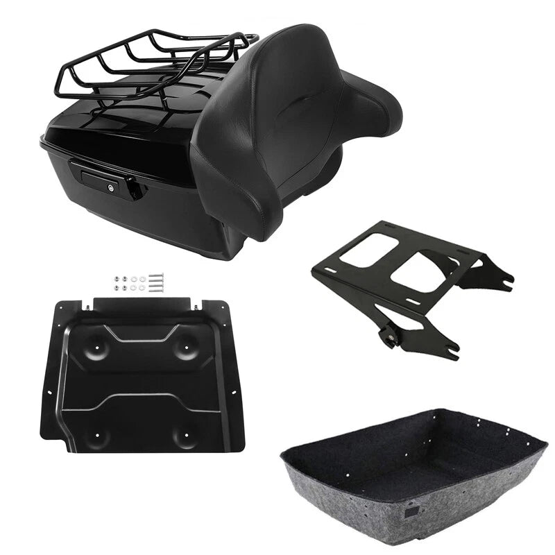 Trunk Pad Mount Rack Plate for Harley CVO Road Street Glide (2014–2026)