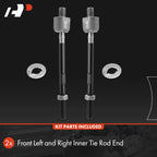 2X Front Inner Tie Rod End for Nissan 300ZX (1995–1996)