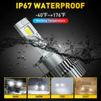 AUXITO LED Headlight Bulb D2S D2R for HID Conversion Kit (40000LM)
