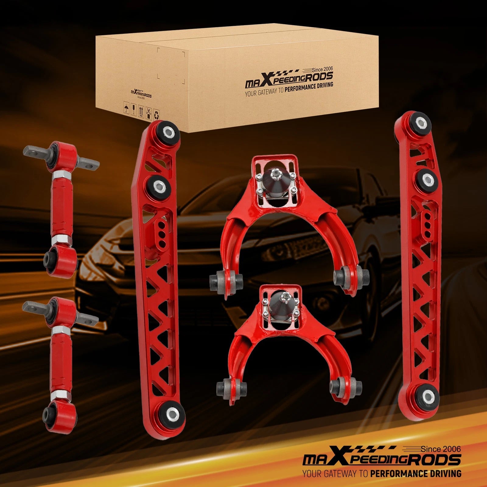 Adjustable Camber Kit + Lower Control Arm for Honda Civic (1996–2000)