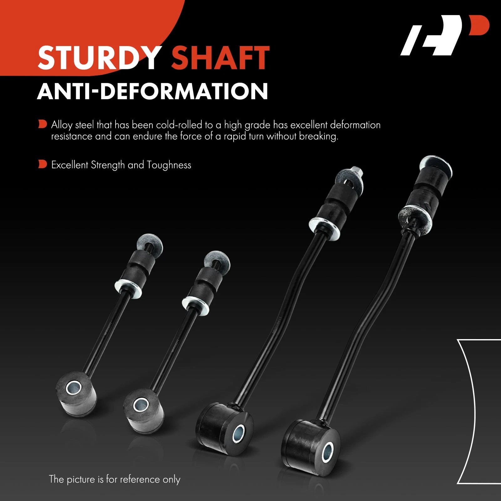 Set of 4 Sway Bar Links for Ford F-53 Motorhome Chassis (1994–1997)